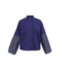 AW23 Lady Blouse Linen Denim 1023751 - Image 5