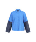 AW23 Lady Blouse Linen Denim 1023751 - Image 6