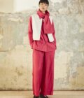 AW24 Lady Lawn Soft twill cotton Scarf 1810035 - Image 2