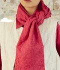 AW24 Lady Lawn Soft twill cotton Scarf 1810035 - Image 3