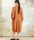 AW24 Lady Soft twill cotton Dress 1061607 - Image 5