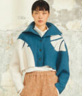 AW24 Lady Felted knit Blouse 1023846 - Image 2