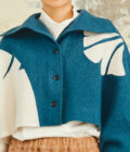 AW24 Lady Felted knit Blouse 1023846 - Image 7