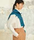 AW24 Lady Felted knit Blouse 1023846 - Image 4