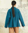 AW24 Lady Felted knit Jacket 1111938 - Image 4
