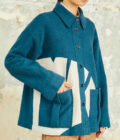AW24 Lady Felted knit Jacket 1111938 - Image 6