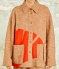AW24 Lady Felted knit Jacket 1111938 - Image 8