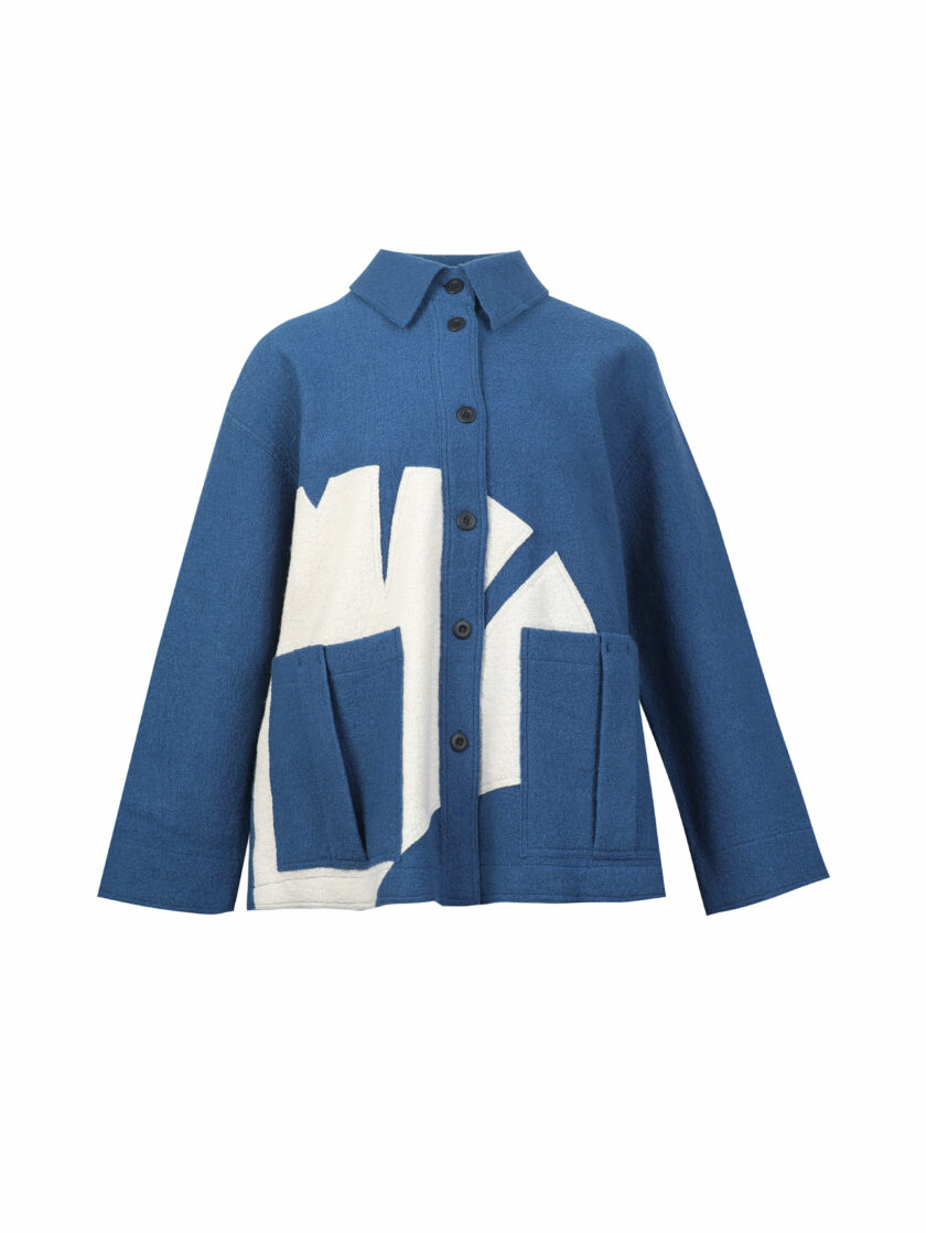 AW24 Lady Felted knit Jacket 1111938 - Image 14