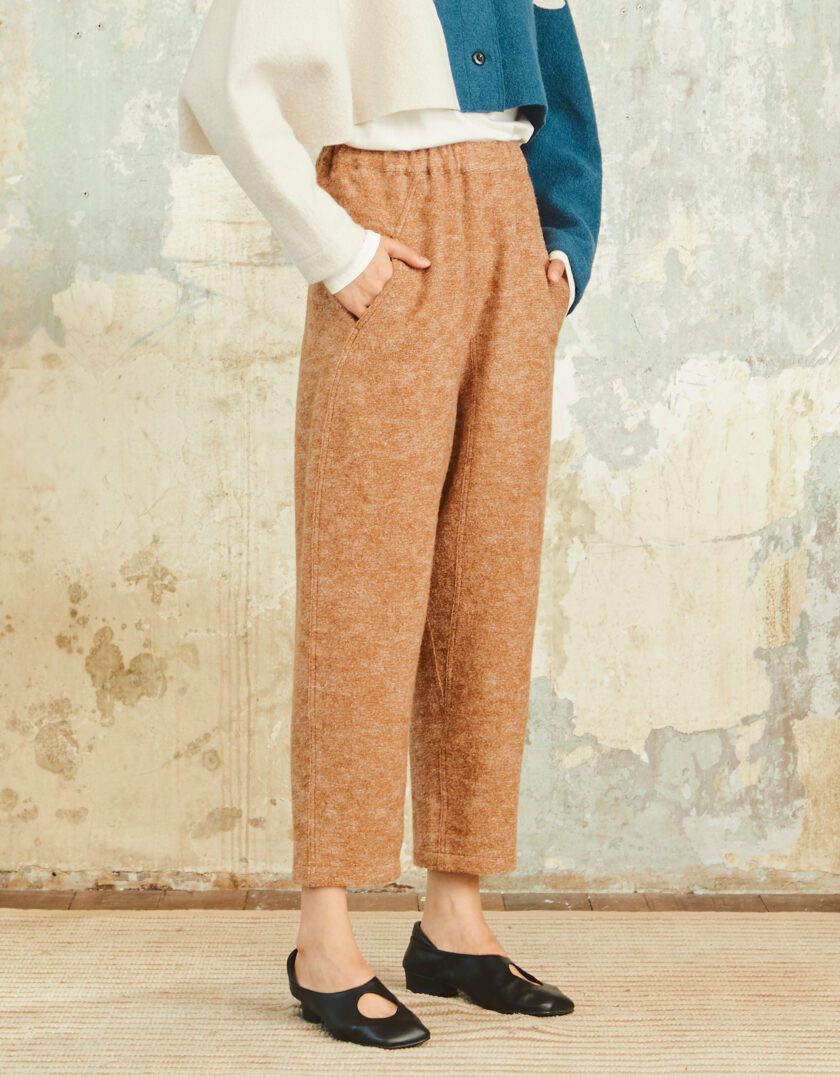 AW24 Lady Felted knit Pants 1032220 - Image 4