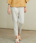 SS23 LADY PANT COTTON GRAPH CHECK 1032175 - Image 2