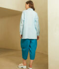 SS23 LADY PANT COTTON GRAPH CHECK 1032176 - Image 4
