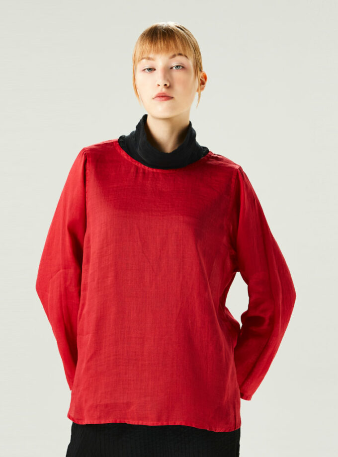 SS25 Lady Ramie Voile Blouse 1023921