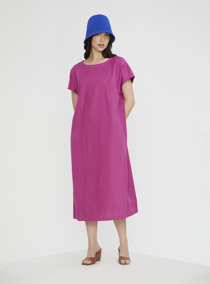 Lady Calico Dress 1061578 เดรสผู้หญิงตีเกล็ด