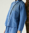 SS25 Lady Cotton Gauze crepe+Lawn Blouse 1023945 - Image 4
