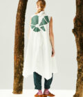 SS25 Lady Katsuragi denim+Soft twill cotton Dress 1061616 - Image 4