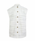 เสื้อตีเกล็ดแบบไขว้ YaccoMaricard สีขาว