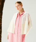 SS25 Lady Cotton Gauze crepe＋Calico Jacket 1111948 เสื้อแจ็คเก็ตตีเกล็ด YaccoMaricard