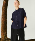 SS25 LADY Linen cotton washer 100voile Blouse 1023943 - Image 2
