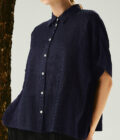 SS25 LADY Linen cotton washer 100voile Blouse 1023943 - Image 7