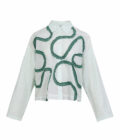 SS25 Katsuragi denim 100 Voile Lawn Blouse 1023893 - Image 6